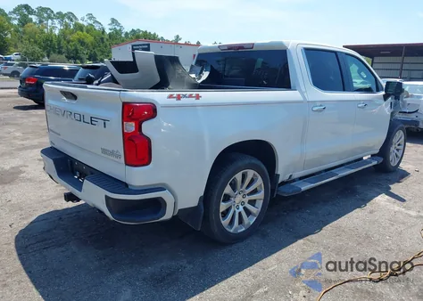 2021 Chevrolet Silverado 1500 4Wd Short Bed High Country из США, поврежденный, VIN 1GCUYHEL5MZ241422